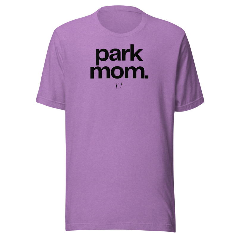 Park Mom Tee – L, Heather Team Purple