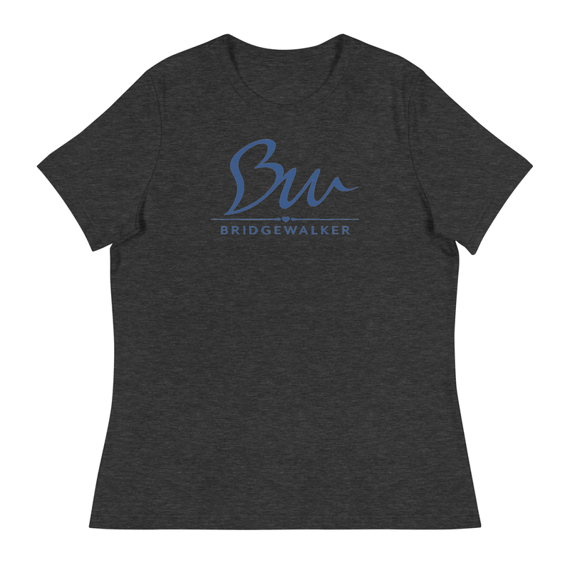 BridgeWalker Women’s Relaxed Tee; Own Asphalt Edition – 2XL, Dark Grey Heather