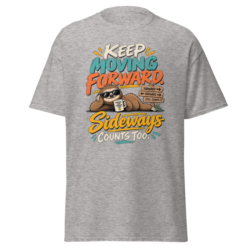 Keep Moving - Unisex classic tee – S, Sport Grey