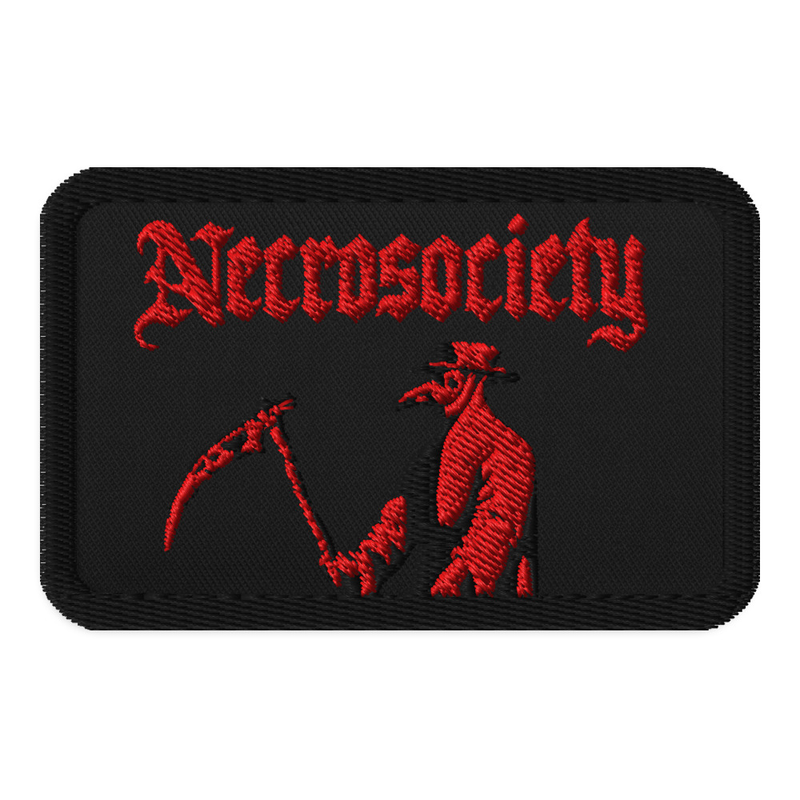 PLAGUE DOCTOR EMBROIDERED PATCH