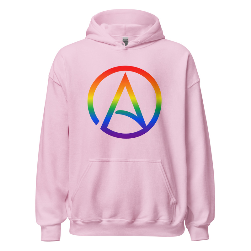 Pride Atheist Symbol Hoodie product view 2