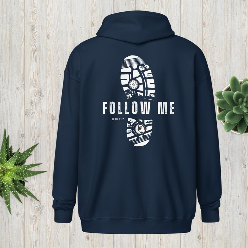 Follow Me - Unisex heavy blend zip hoodie
