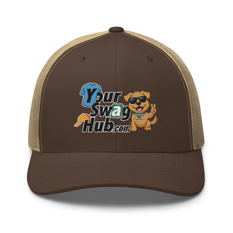 Your Swag Hub Trucker Cap – One size, Brown/ Khaki