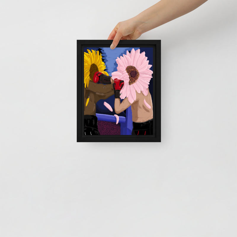FIELD ILLUSTRATION - BOXING FLOWERS
