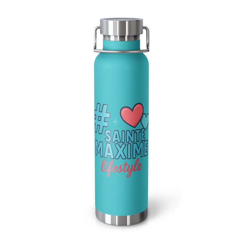 Bouteille isotherme #SAINTEMAXIME Logo 2026 - vue 5