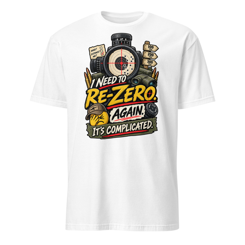 Re-Zero Short-Sleeve Unisex T-Shirt – 3XL, White