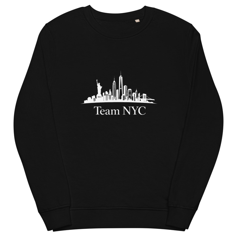 Unisex organic sweatshirt Team NYC Art