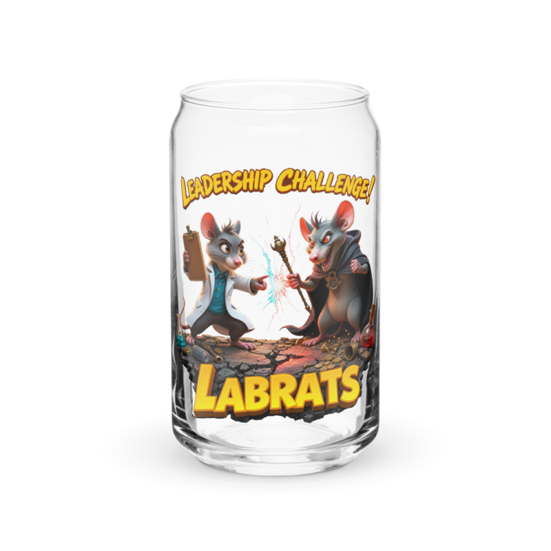 Leadership Challenge 16oz Can Glass