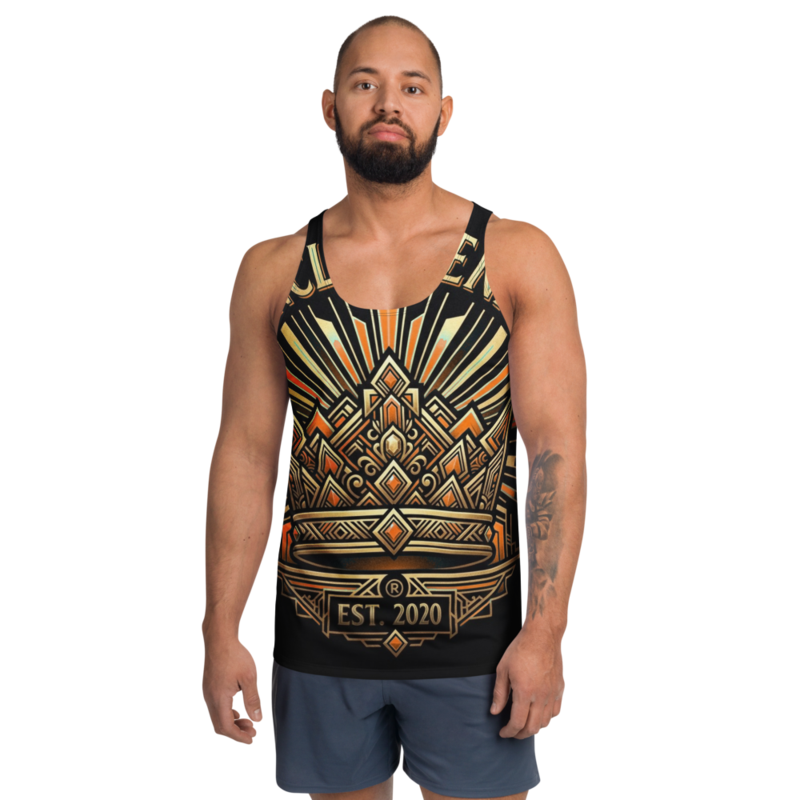 Uncle Benny ® Men's Tank Top Neon Orange EST. 2020