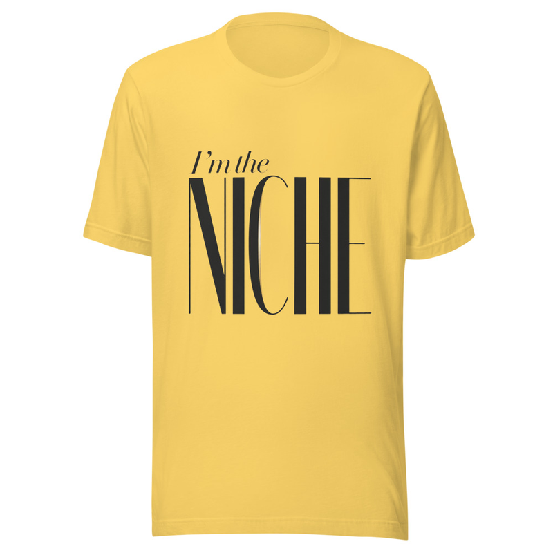 I'm the Niche - Light Tone – S, Yellow