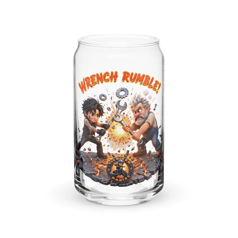 Wrench Rumble 16oz Can Glass