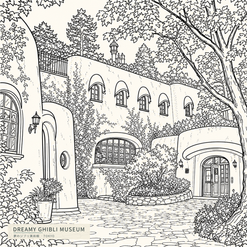 Dreamy Ghibli Museum(夢のジブリ美術館)のアートワーク