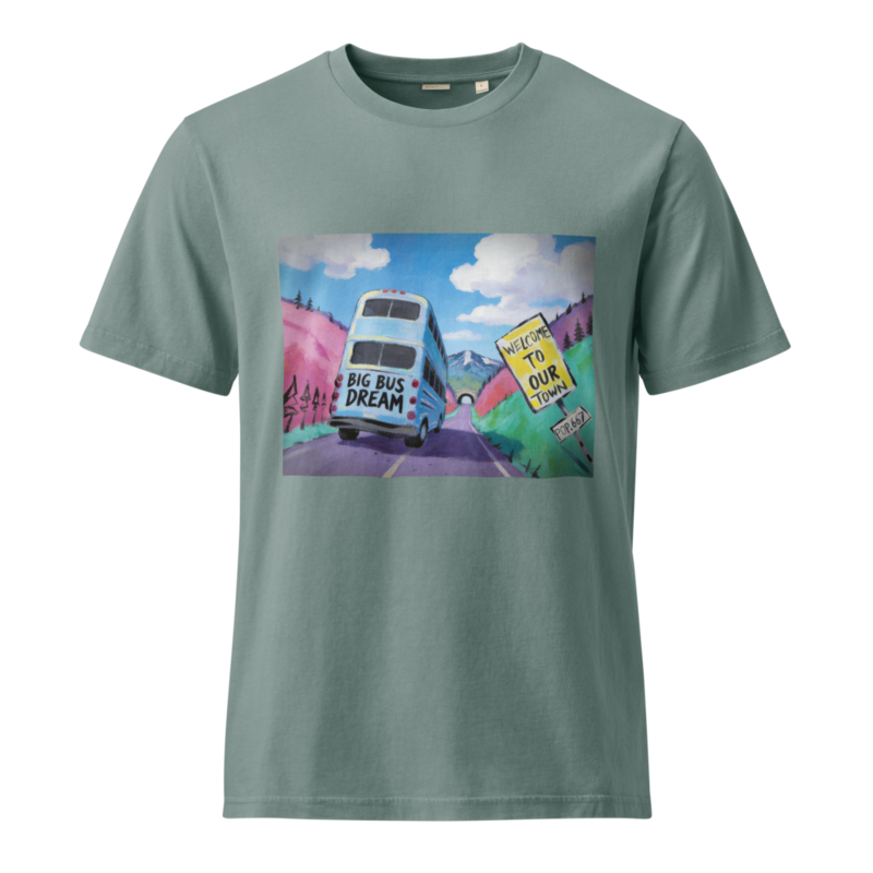 Exclusive Limited Edition Big Bus Dream T shirt, Unisex Garment Dyed Creator 2.0 Vintage T-Shirt | Stanley/Stella