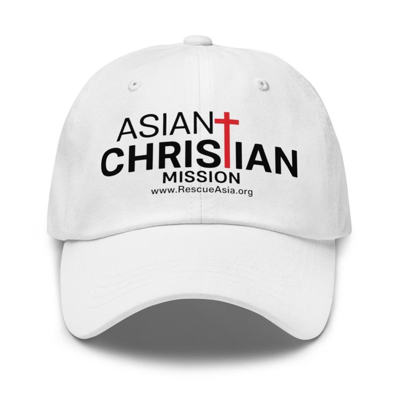 Rescue Asia Mission Support Hat – Wear the Cause – One size, White