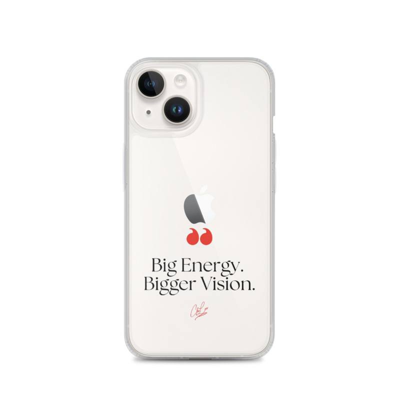 Big Energy. Bigger Vision. Clear Case for iPhone® – iPhone 14