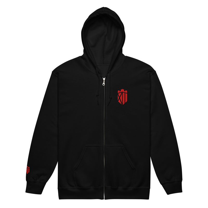 Felpa con Cappuccio e Zip Institute