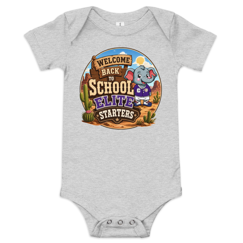 (BABY) Elite Starters Design 1 – 3-6m, Athletic Heather