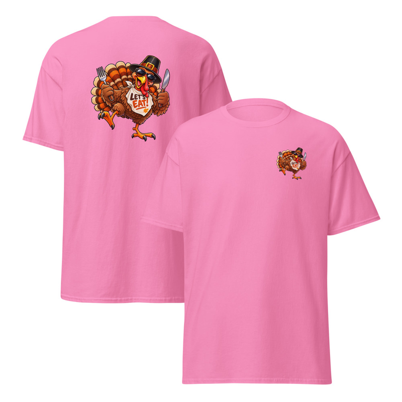 Let's Eat Thanksgiving Unisex classic tee – XL, Azalea