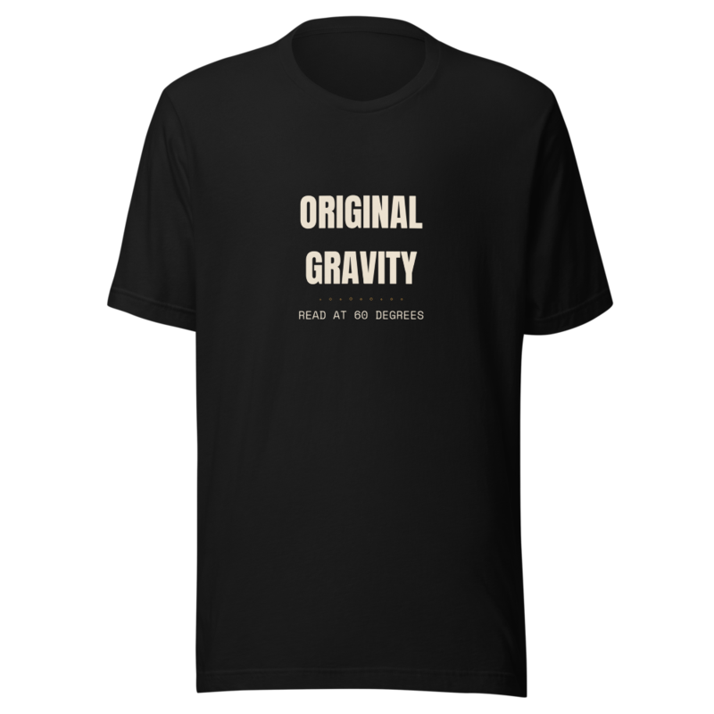 ORIGINAL GRAVITY Tee — Homebrewing merch