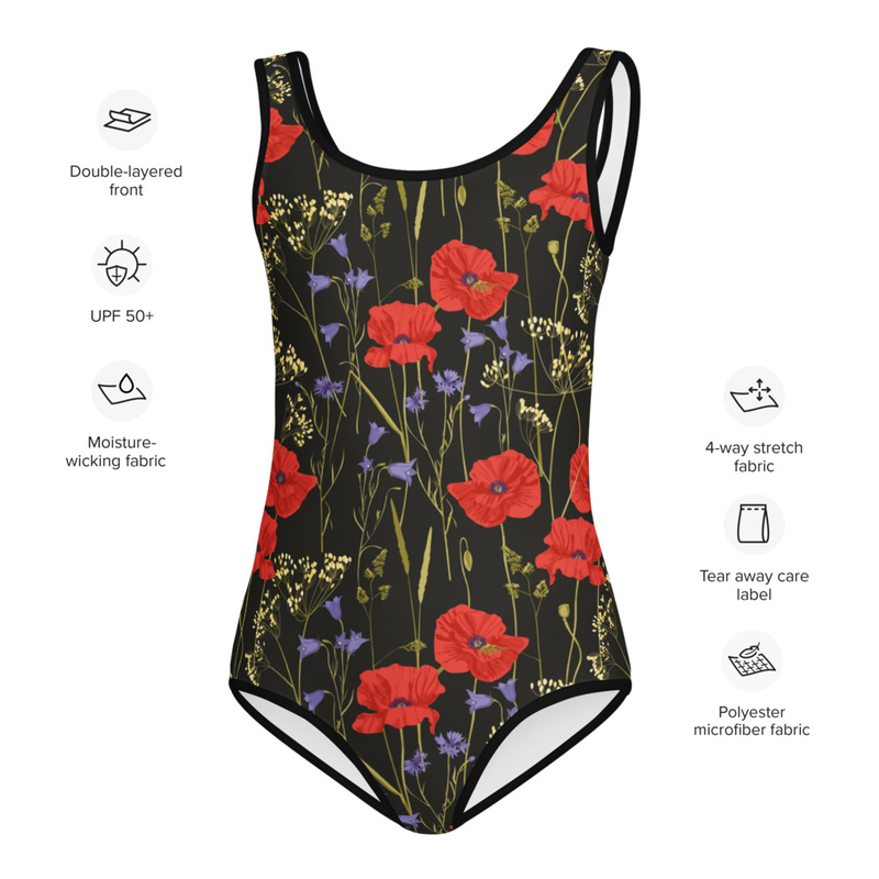 All-Over Print Kids Swimsuit