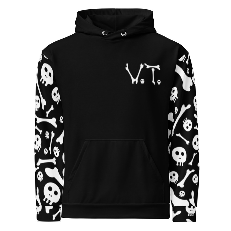 VT Who U Call Unisex Hoodie black