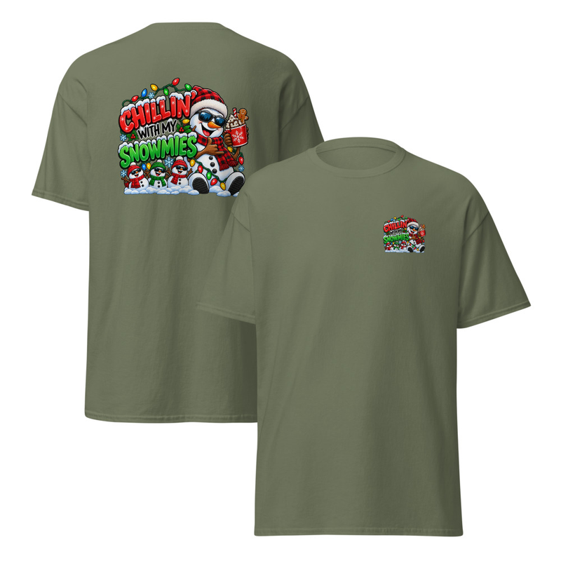 Chillin with my Snomies Unisex classic tee – M, Military Green