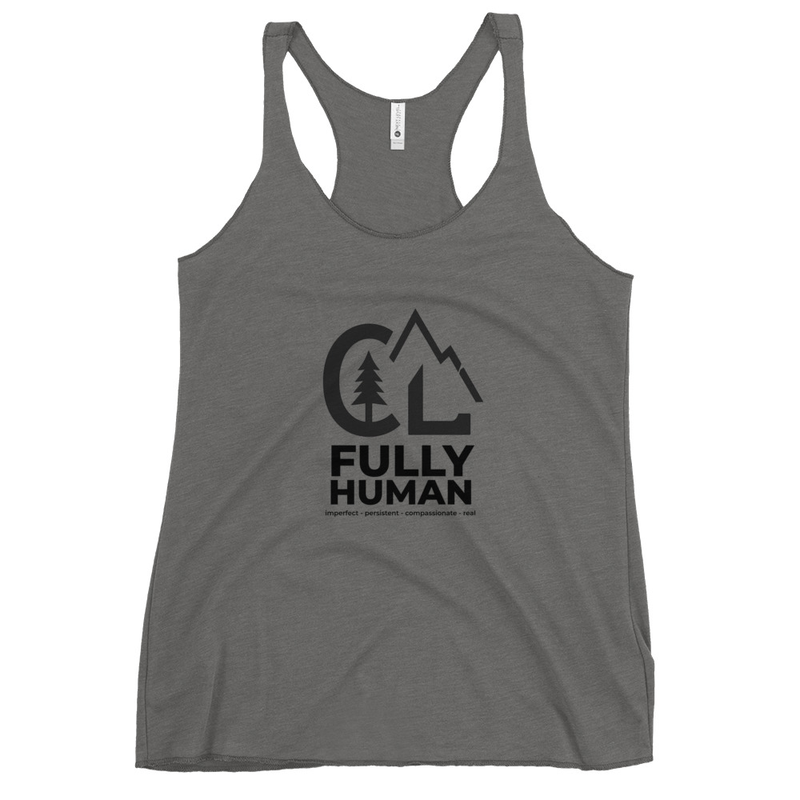Fully Human | Women's Racerback Tank – XS, Premium Heather