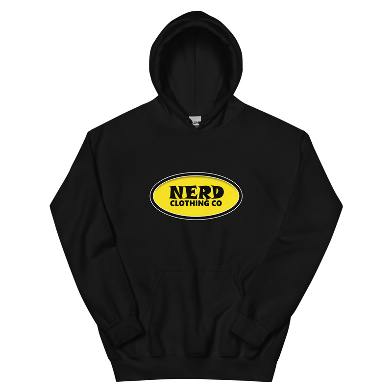Nerd Clothing Co Black Hoodie
