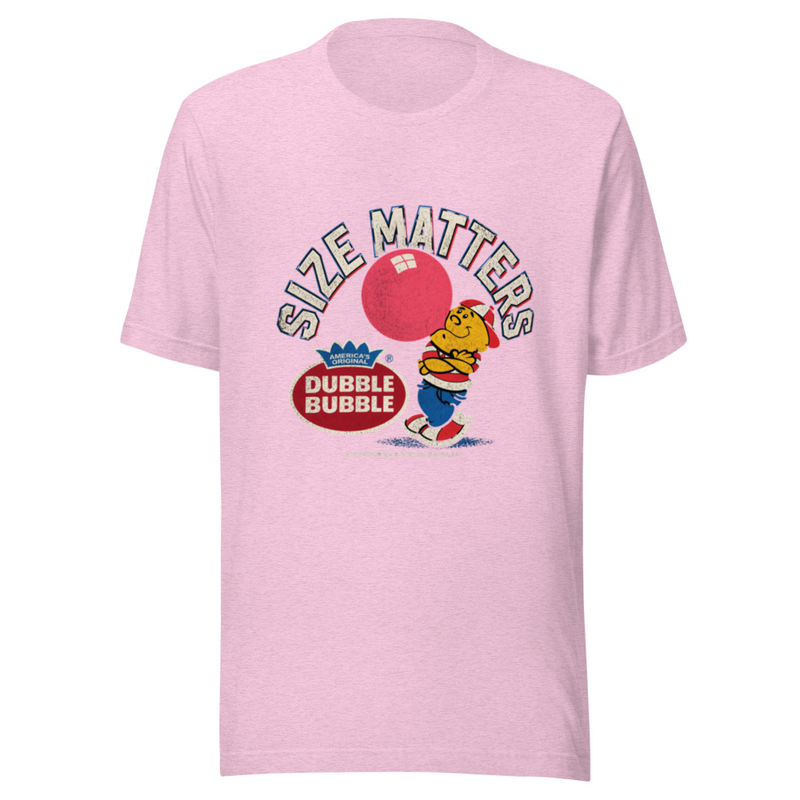 Unisex t-shirt Size Matters