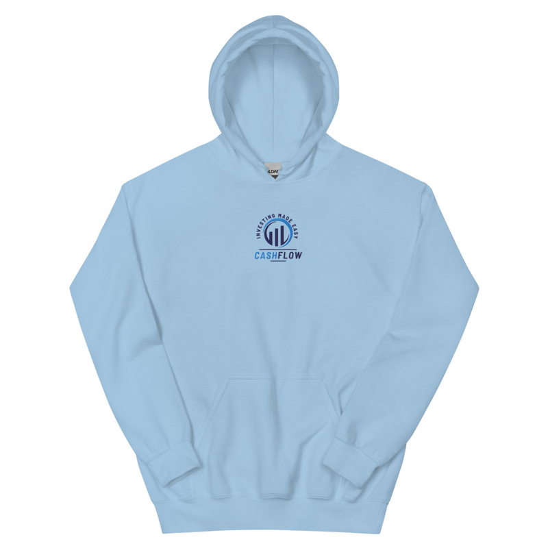 Cashflow Investing Inc Embroidered Hoodie v.2 – L, Light Blue