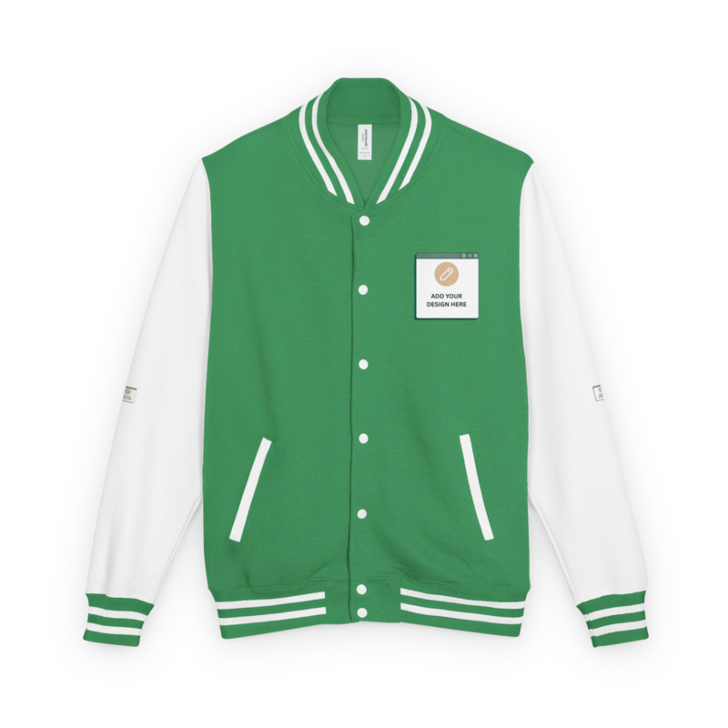 Heavyweight letterman jacket