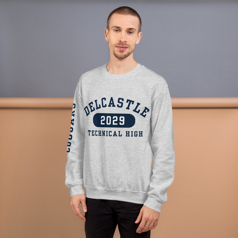 Sweatshirt - Class of 2029 (Navy Font) – S, Ash