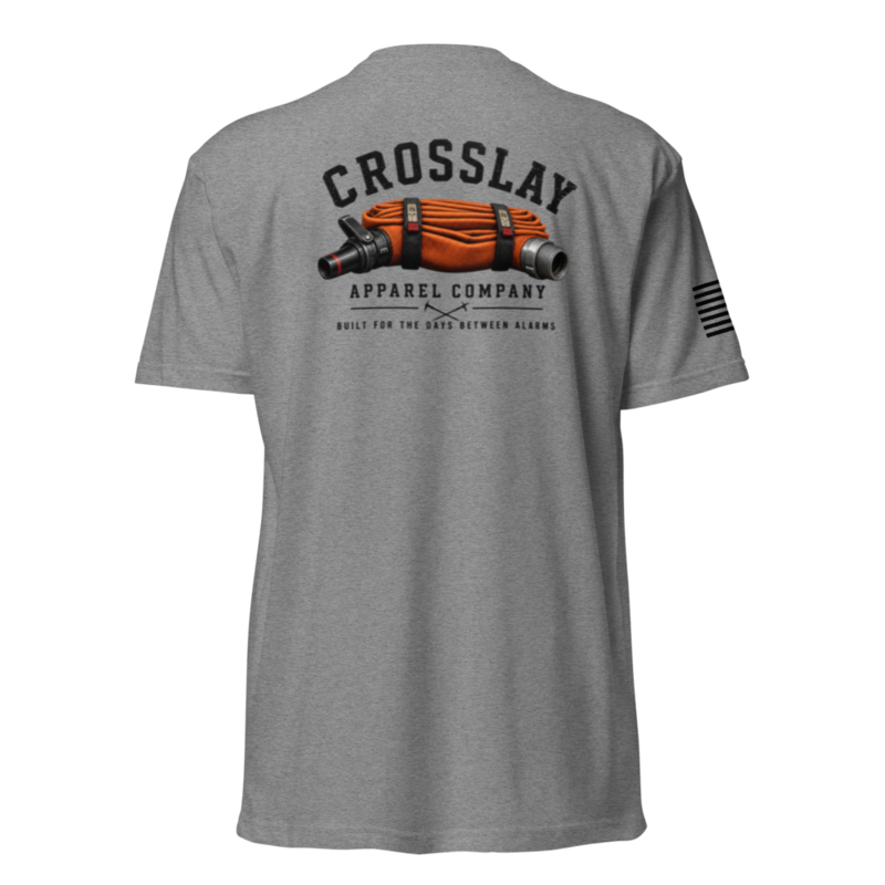 Crosslay [mens] [fire] — Dark Heather Gray
