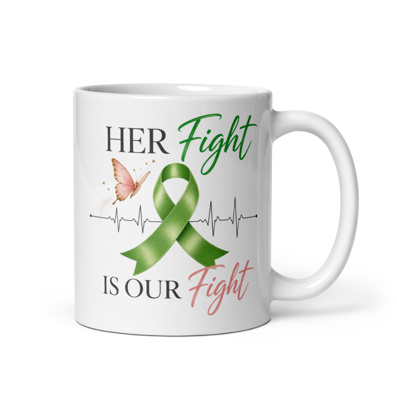 Fight Like Alexis | Her Fight Is Our Fight | White Ceramic Mug