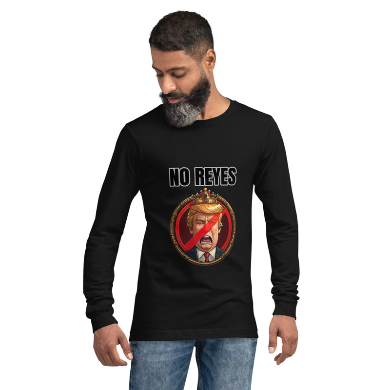 No Kings-Unisex Long Sleeve Tee back