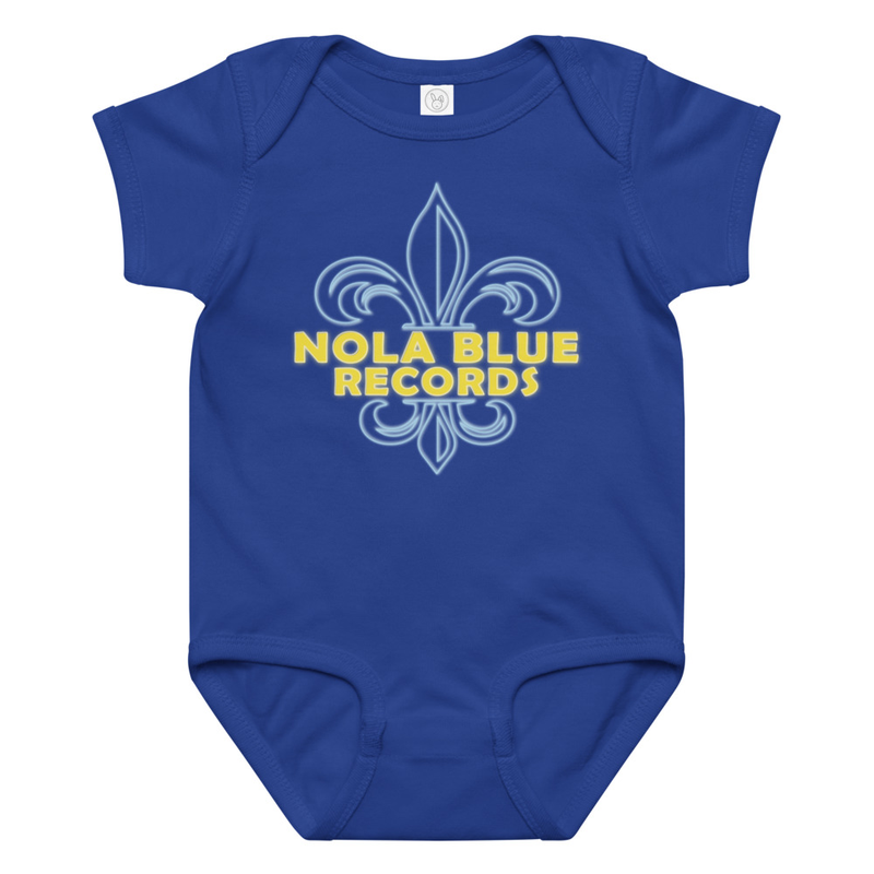Nola Blue Records Onesie