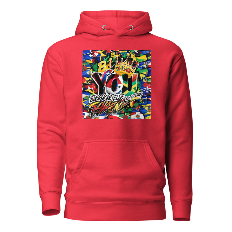 Unisex Hoodie – S, Team Red