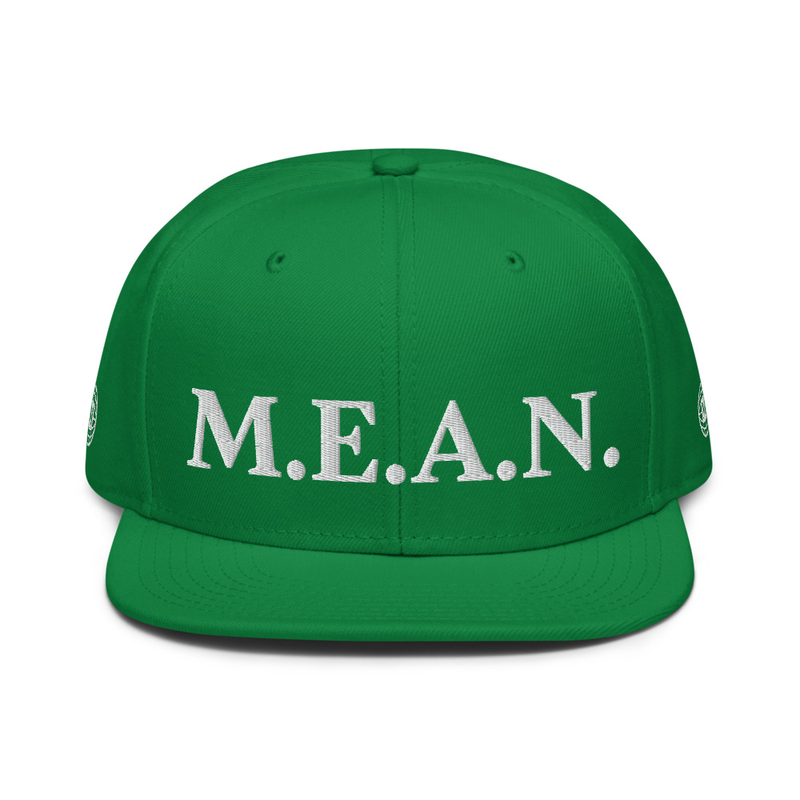 MEAN OTTO SNAPBACK – One size, Kelly green