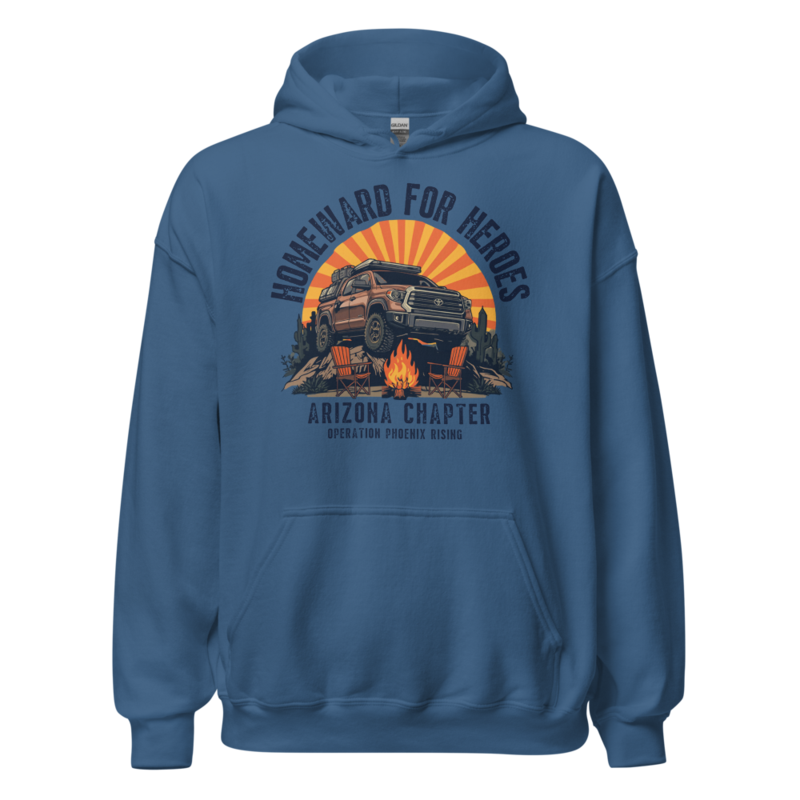 Arizona Chapter Unisex Hoodie – XL, Indigo Blue