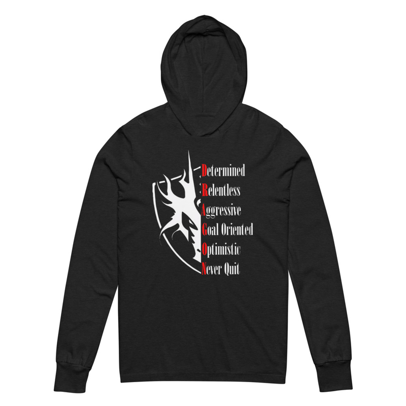 Hooded long-sleeve tee