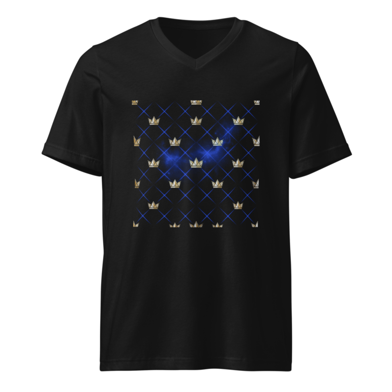 Uncle Benny ® Unisex V-Neck Tee Neon Blue EST. 2020