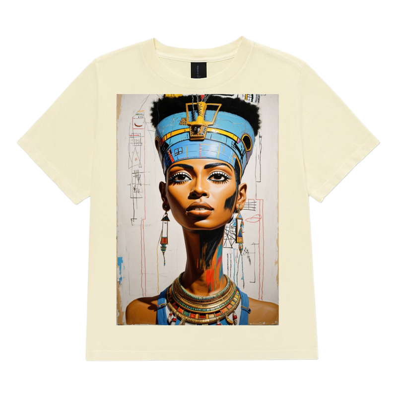 SEE//YOURSELF//THERE- Women's Heavyweight Garment Dye Tee – XL, Buttermilk