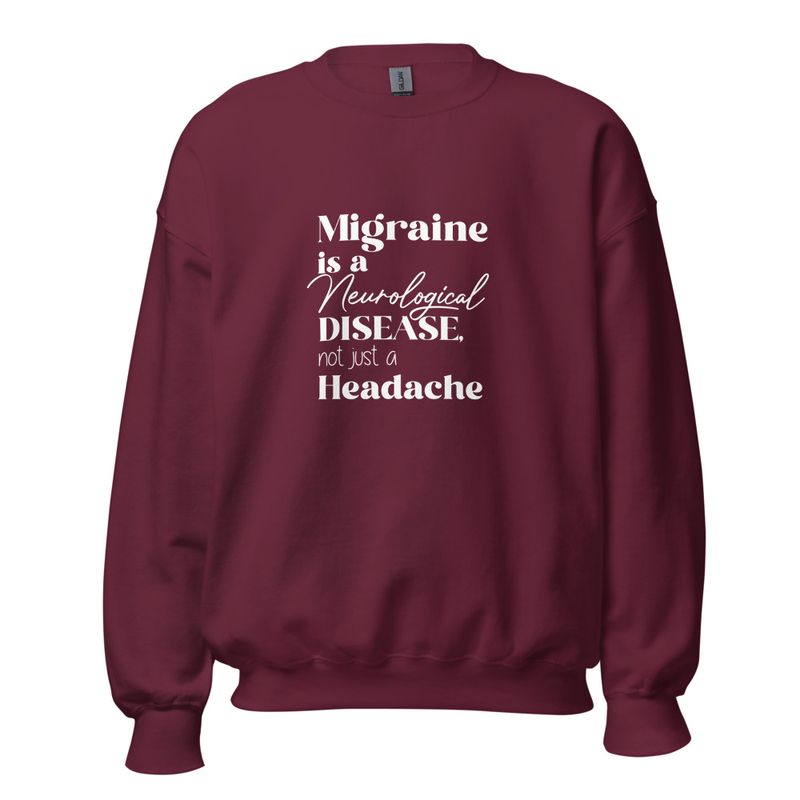 Migraine Is a Neurological Disease Sweatshirt thumbnail 5