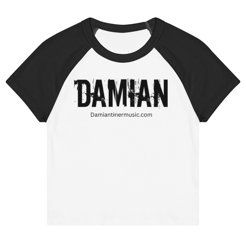 WOMEN'S Baby Raglan Tee DAMIAN LOGO 1