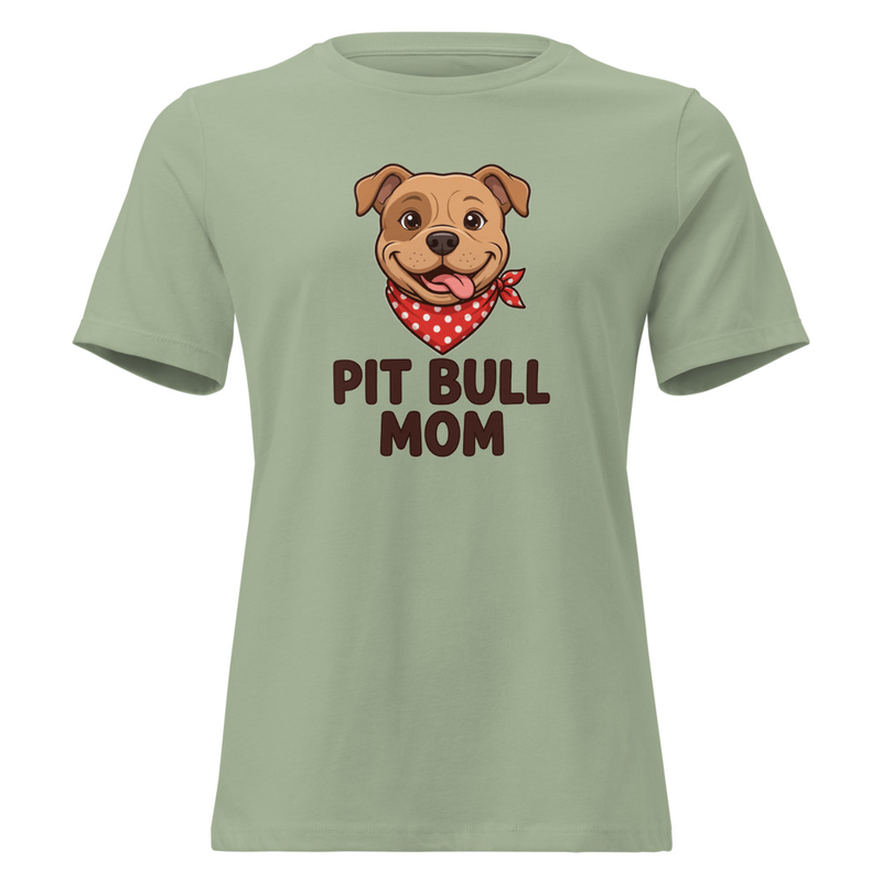 Women's Pit Bull Mom Relaxed T-Shirt – view 6