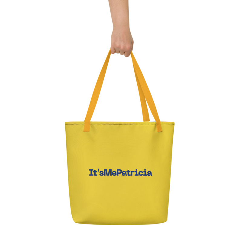 It'sMePatricia All-Over Print Tote Bag With Pocket