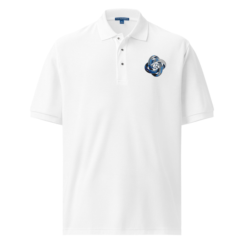 CR Group Men's Premium Polo – S, White