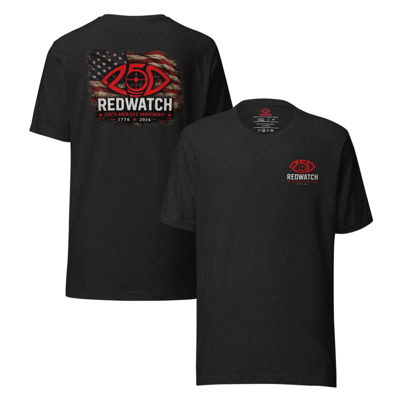 250TH REDWATCH LIMITED EDITION T-SHIRT – XS, Black Heather