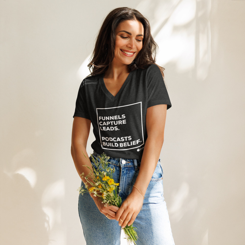 Funnel Capture Leads V-neck