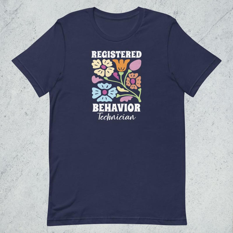 Registred Behavior Technician Funny Nurse Unisex t-shirt mockup 6